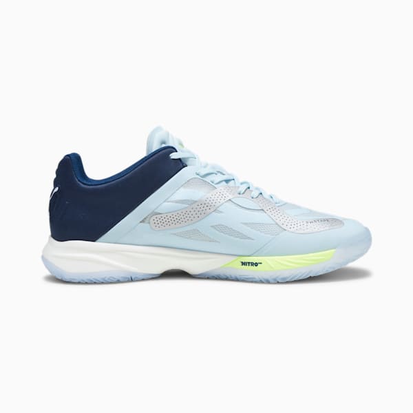 Accelerate NITRO™ SQD Racquet Sports Shoes, Silver Sky-Persian Blue-PUMA White, extralarge