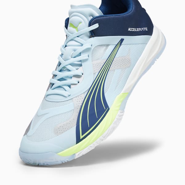 Accelerate NITRO™ SQD Racquet Sports Shoes, Silver Sky-Persian Blue-PUMA White, extralarge