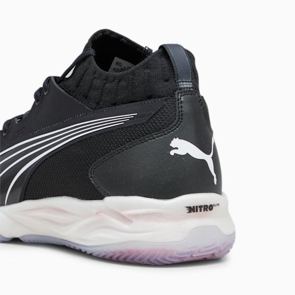 Eliminate NITRO SQD Handball Shoes, PUMA Black-PUMA White-For All Time Red-Gum, extralarge-GBR