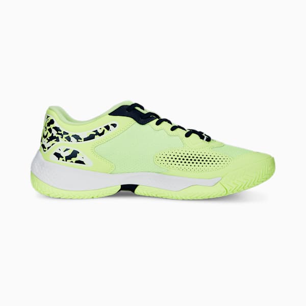 Solarcourt RCT Racquet Sports Shoes, Fast Yellow-PUMA Navy-PUMA White, extralarge