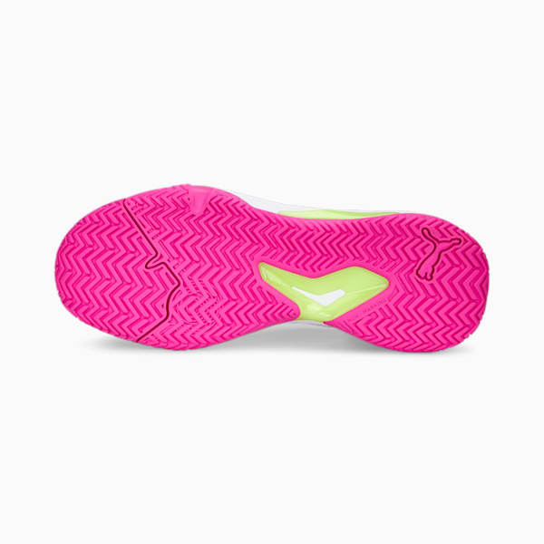 Zapatos Solarcourt RCT Racket Sports, PUMA White-Ravish-Fast Yellow, extragrande