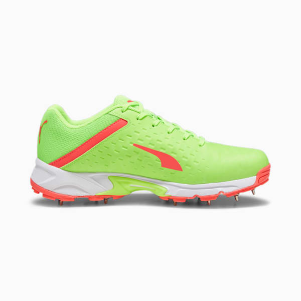 PUMA Spike 22.2 Unisex Cricket Shoes, Pro Green-Parakeet Green-Fire Orchid, extralarge-IND
