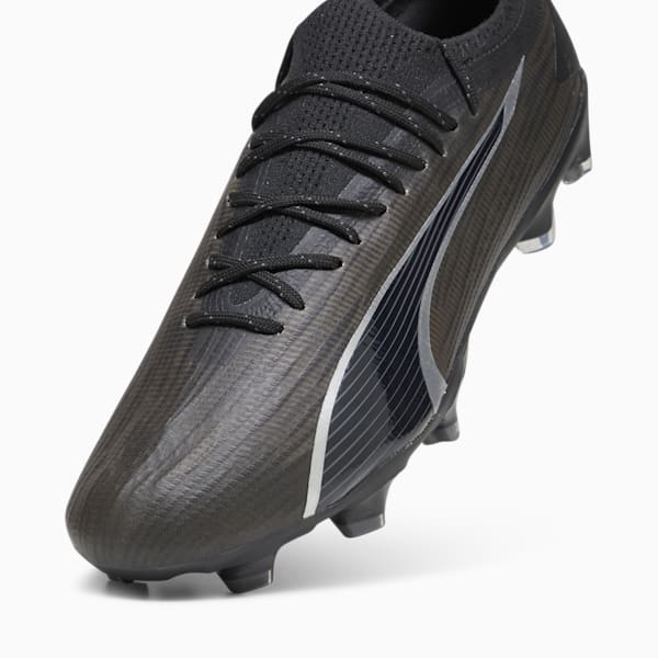 ULTRA ULTIMATE Firm Ground/Artificial Ground Men's Soccer Cleats, PUMA Black-Asphalt, extralarge