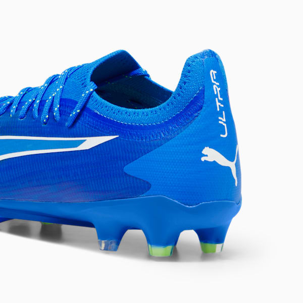 ULTRA ULTIMATE FG/AG Football Boots, Ultra Blue-PUMA White-Pro Green, extralarge-IND