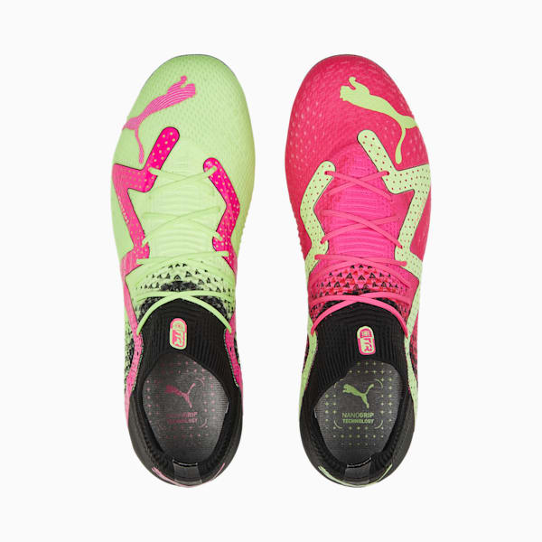 Tacos de futbol FUTURE ULTIMATE Tricks FG/AG, PUMA Black-Ravish-Fast Yellow, extralarge