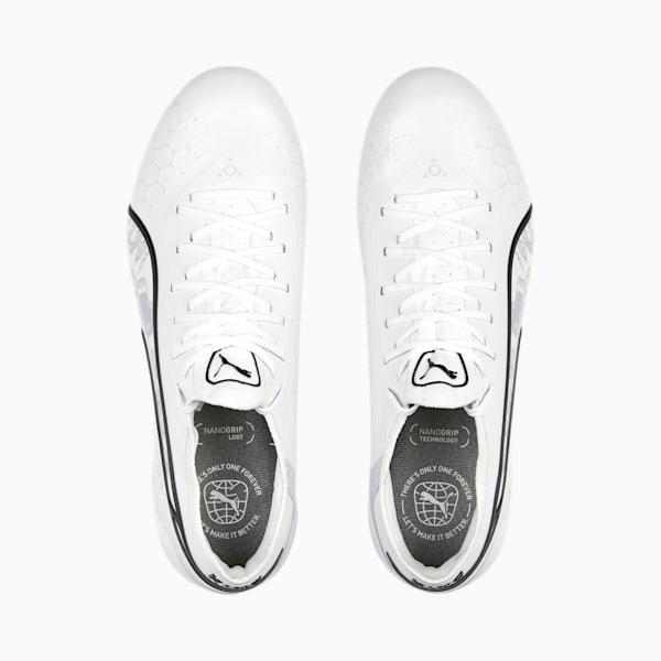 Chaussures de soccer King Ultimate Brilliance FG/AG Femme, PUMA White-PUMA Black-Spring Lavender, extralarge