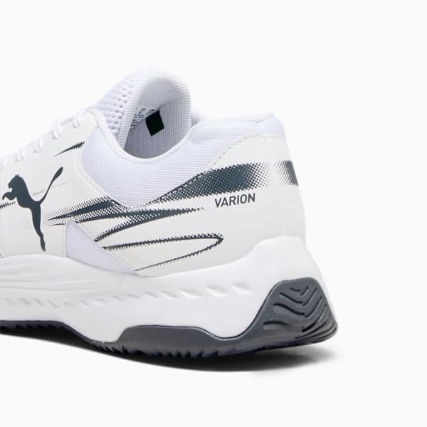 Varion II Indoor Sports Shoes, PUMA White-Shadow Gray, extralarge-IND
