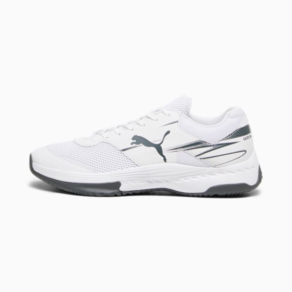 Varion II Indoor Sports Shoes, PUMA White-Shadow Gray, extralarge-IND