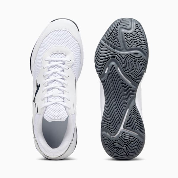 Varion II Indoor Sports Shoes, PUMA White-Shadow Gray, extralarge-IND