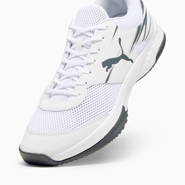 Varion II Indoor Sports Shoes, PUMA White-Shadow Gray, extralarge-IND