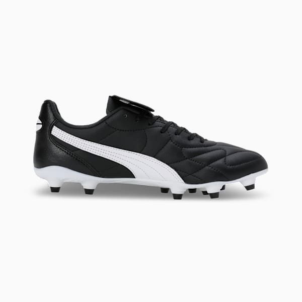 KING TOP FG/AG Football Boots, PUMA Black-PUMA White-PUMA Gold, extralarge-IND