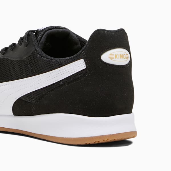 Tacos de fútbol KING TOP IT, PUMA Black-PUMA White-PUMA Gold, extralarge