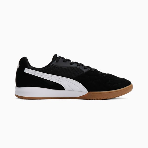 メンズ プーマ キング トップ IT サッカー トレーニングシューズ, PUMA Black-PUMA White-PUMA Gold, extralarge-JPN