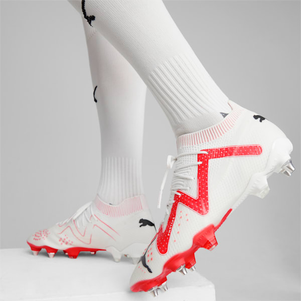 FUTURE ULTIMATE MxSG Men's Football Boots, PUMA White-PUMA Black-Fire Orchid, extralarge-GBR