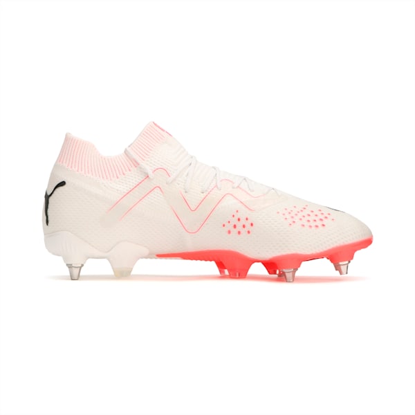 メンズ フューチャー アルティメット MXSG サッカー スパイク, PUMA White-PUMA Black-Fire Orchid, extralarge-JPN