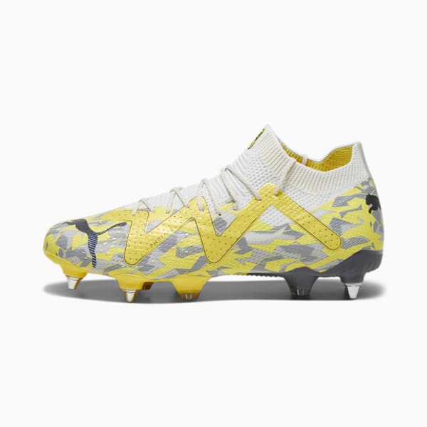 FUTURE ULTIMATE MxSG Men's Football Boots, Sedate Gray-Asphalt-Yellow Blaze, extralarge-GBR