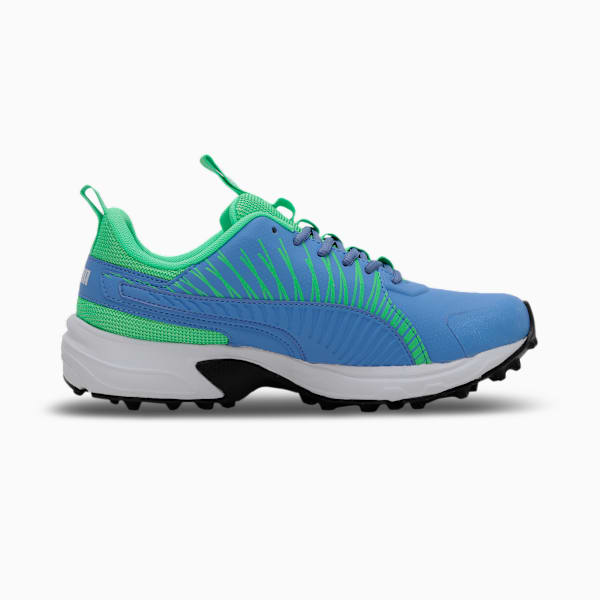 Cricket Square Men's Shoes, Blue Glimmer-Elektro Green-PUMA White, extralarge-IND