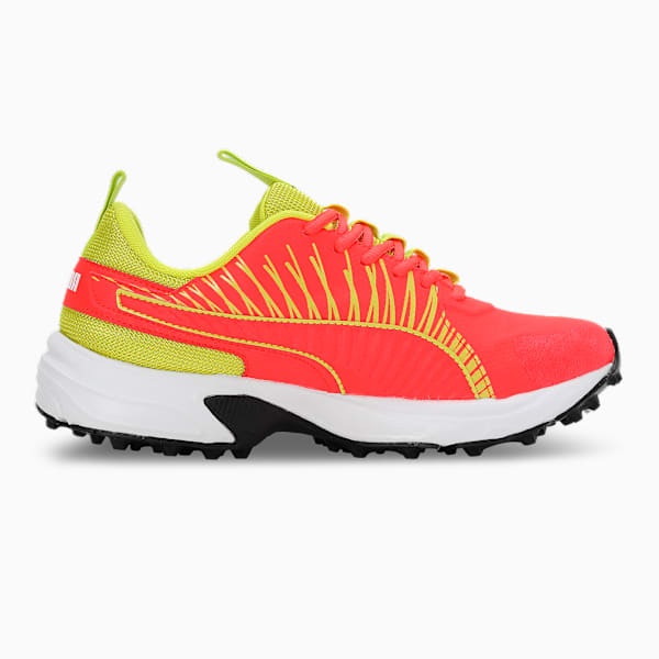 Cricket Square Men's Shoes, Red Blast-Nrgy Yellow, extralarge-IND