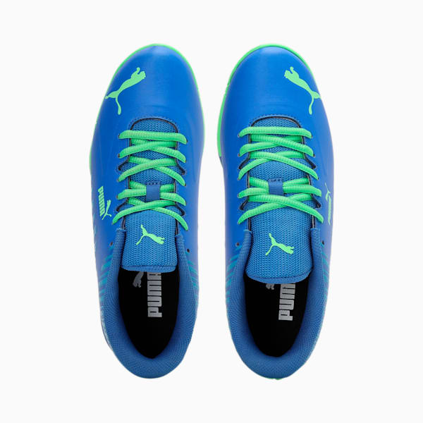 EvoSpeed V2 Cricket Youth Shoes, Bluemazing-Elektro Green-PUMA White-Ocean Dive, extralarge-IND