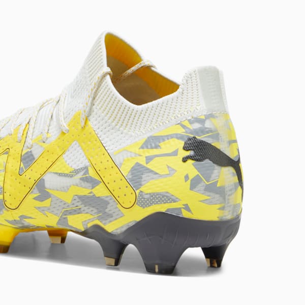 Tacos de fútbol FUTURE ULTIMATE FG/AG, Sedate Gray-Asphalt-Yellow Blaze, extralarge