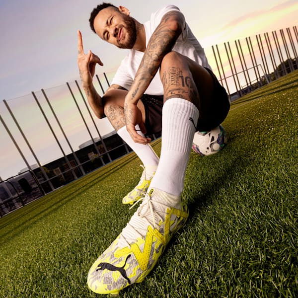 FUTURE ULTIMATE FG/AG Men's Football Boots, Sedate Gray-Asphalt-Yellow Blaze, extralarge-IND