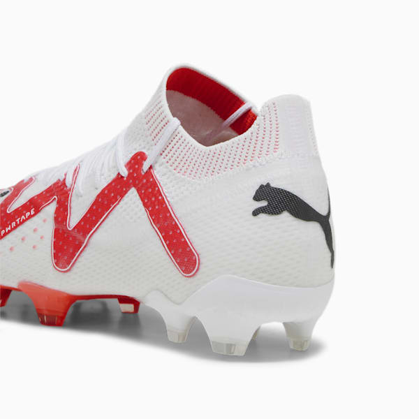 FUTURE ULTIMATE FG/AG Women's Football Boots, PUMA White-PUMA Black-Fire Orchid, extralarge-AUS