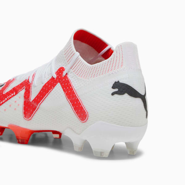 Chaussures de soccer avec crampons FUTURE ULTIMATE FG/AG Femme, PUMA White-PUMA Black-Fire Orchid, extralarge
