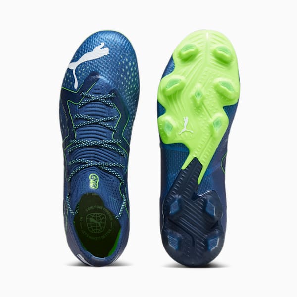 FUTURE ULTIMATE FG/AG Women's Soccer Cleats, Persian Blue-PUMA White-Pro Green, extralarge