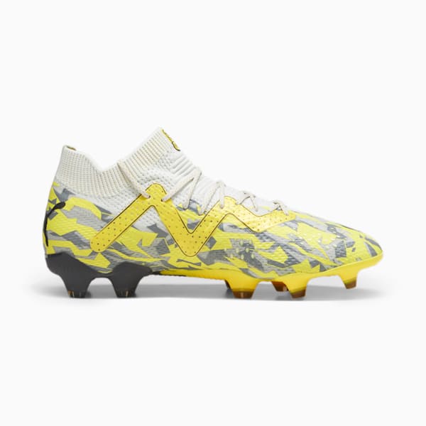 FUTURE ULTIMATE FG/AG Women's Football Boots, Sedate Gray-Asphalt-Yellow Blaze, extralarge-IND