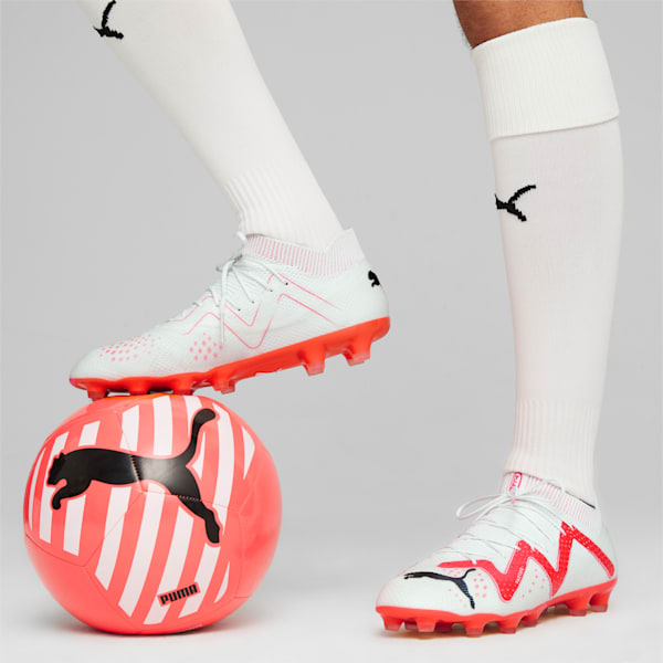 メンズ フューチャー アルティメット HG/AG サッカー スパイク, PUMA White-PUMA Black-Fire Orchid, extralarge-JPN