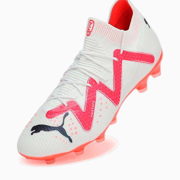 メンズ フューチャー アルティメット HG/AG サッカー スパイク, PUMA White-PUMA Black-Fire Orchid, extralarge-JPN
