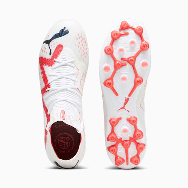 FUTURE ULTIMATE MG Men's Football Boots, PUMA White-PUMA Black-Fire Orchid, extralarge-GBR