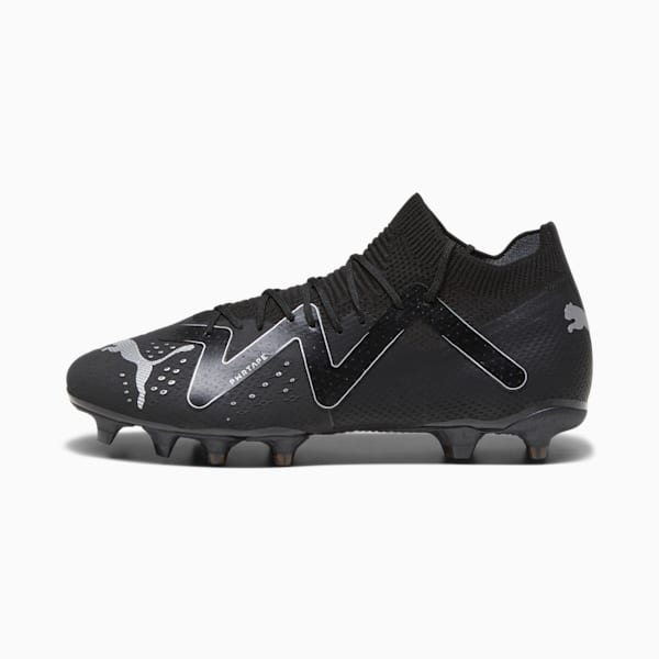 FUTURE PRO FG/AG Men's Soccer Cleats, PUMA Black-PUMA Silver, extralarge