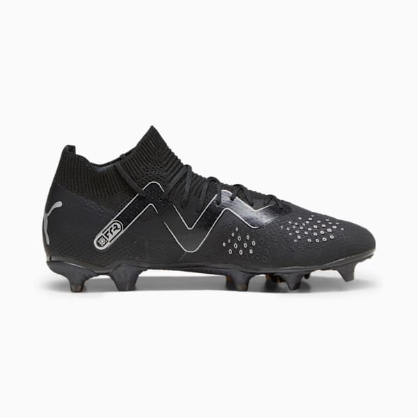 FUTURE PRO FG/AG Men's Soccer Cleats, PUMA Black-PUMA Silver, extralarge