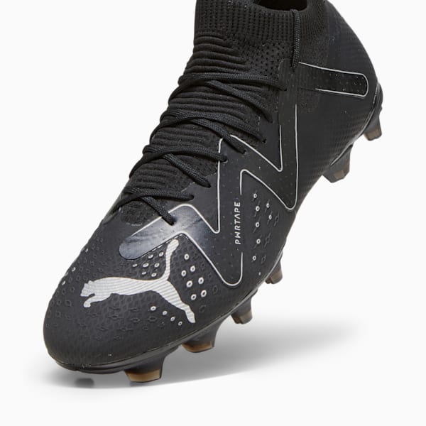 FUTURE PRO FG/AG Men's Soccer Cleats, PUMA Black-PUMA Silver, extralarge