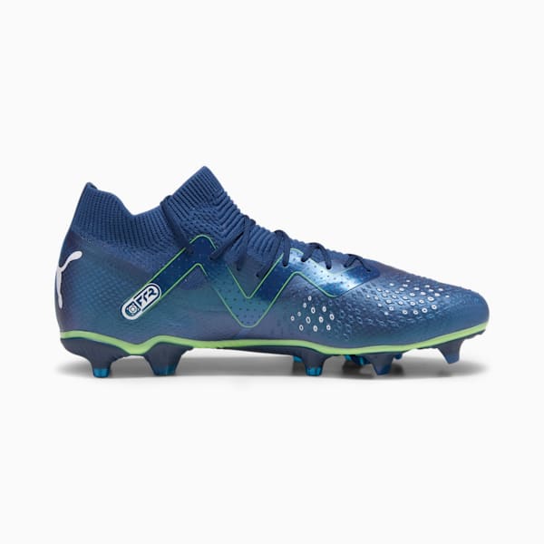 Tacos de fútbol FUTURE PRO FG/AG, Persian Blue-PUMA White-Pro Green, extralarge
