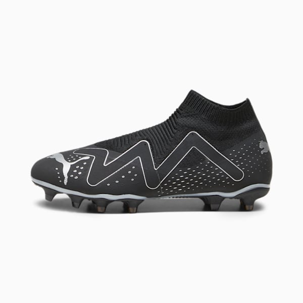 FUTURE MATCH+ LL FG/AG Men's Football Boots, PUMA Black-PUMA Silver, extralarge-GBR
