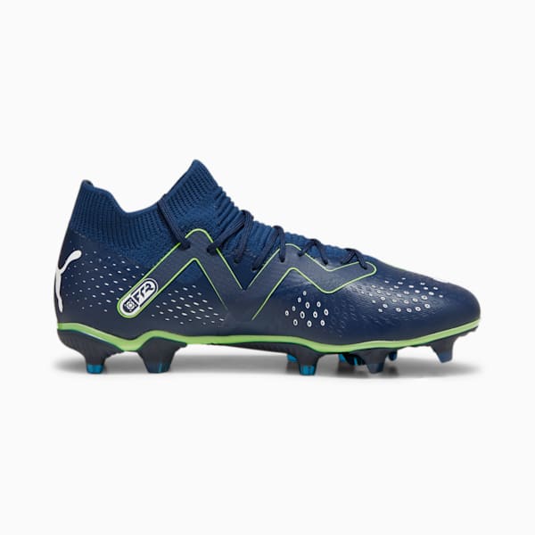 FUTURE MATCH FG/AG Women's Soccer Cleats, Persian Blue-PUMA White-Pro Green, extralarge