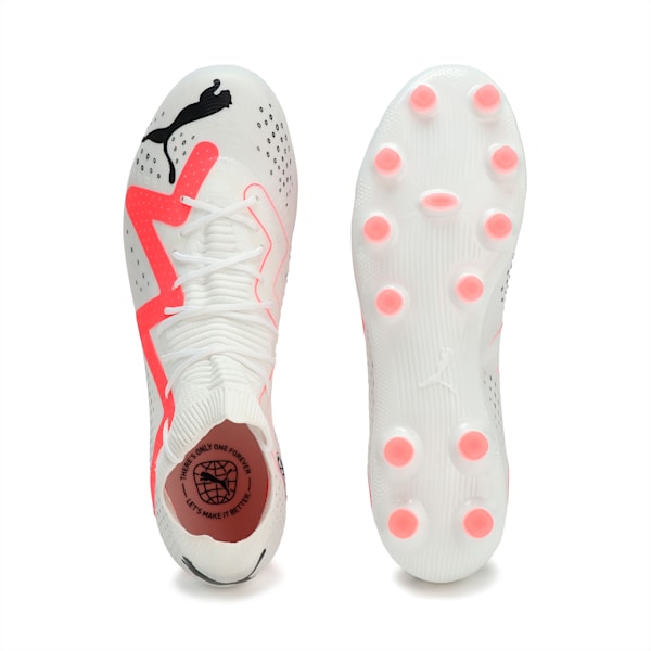メンズ フューチャー マッチ HG/AG サッカー スパイク, PUMA White-PUMA Black-Fire Orchid, extralarge-JPN
