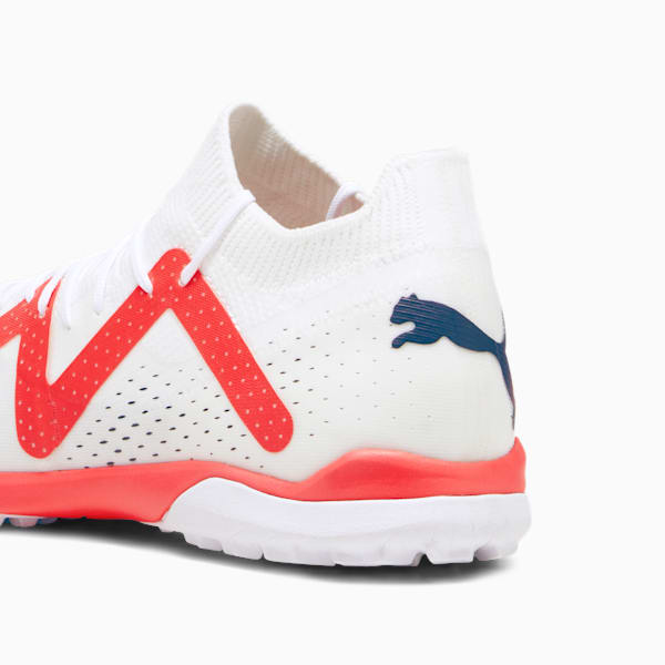 FUTURE MATCH TT Men's Football Boots, PUMA White-PUMA Black-Fire Orchid, extralarge-GBR