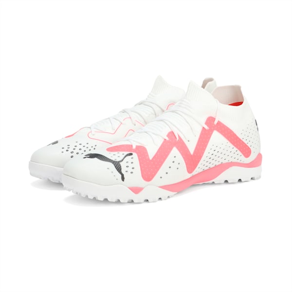 メンズ フューチャー マッチ TT サッカー サッカー トレーニングシューズ, PUMA White-PUMA Black-Fire Orchid, extralarge-JPN