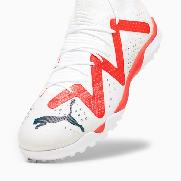 FUTURE MATCH TT Men's Football Boots, PUMA White-PUMA Black-Fire Orchid, extralarge-GBR