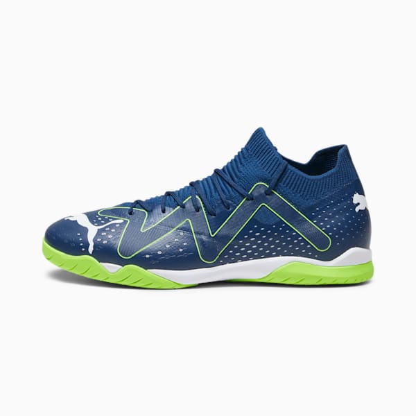 Tacos de fútbol FUTURE MATCH IT para hombre, Persian Blue-PUMA White-Pro Green, extralarge