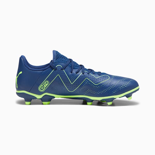 FUTURE PLAY FG/AG Men's Football Boots, Persian Blue-Pro Green, extralarge-IND