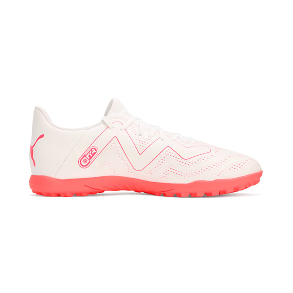 メンズ フューチャー プレイ TT サッカー トレーニング シューズ, PUMA White-Fire Orchid, extralarge-JPN
