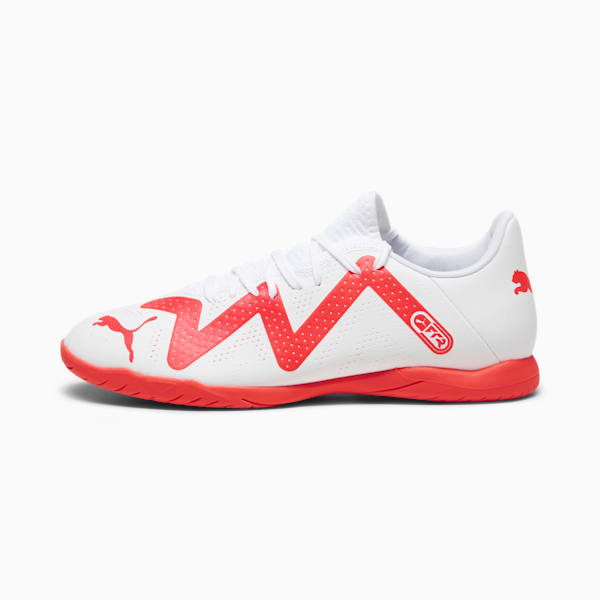 Tacos de futbol FUTURE PLAY TT Hombre, PUMA White-Fire Orchid, extralarge