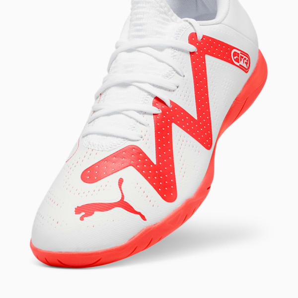 Tacos de futbol FUTURE PLAY TT Hombre, PUMA White-Fire Orchid, extralarge