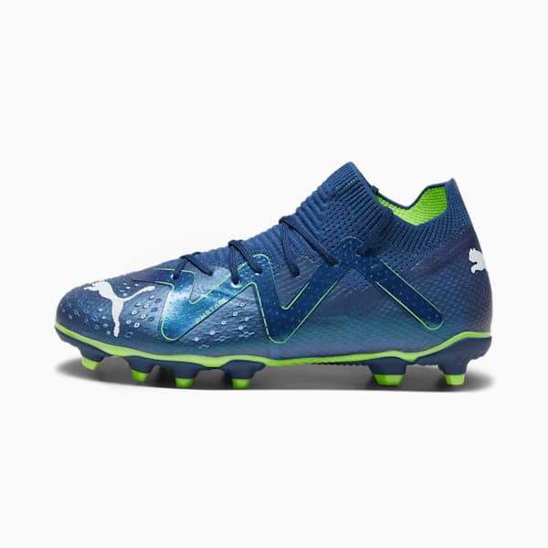 Chaussures de soccer avec crampons FUTURE PRO FG/AG, Persian Blue-PUMA White-Pro Green, extralarge