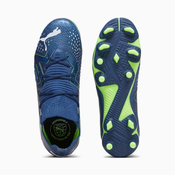 Chaussures de soccer avec crampons FUTURE PRO FG/AG, Persian Blue-PUMA White-Pro Green, extralarge