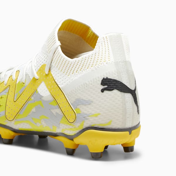 FUTURE PRO FG/AG Big Kids' Soccer Cleats, Sedate Gray-Asphalt-Yellow Blaze, extralarge
